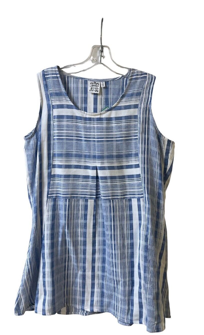 Parsley & Sage striped tunic top sz Small